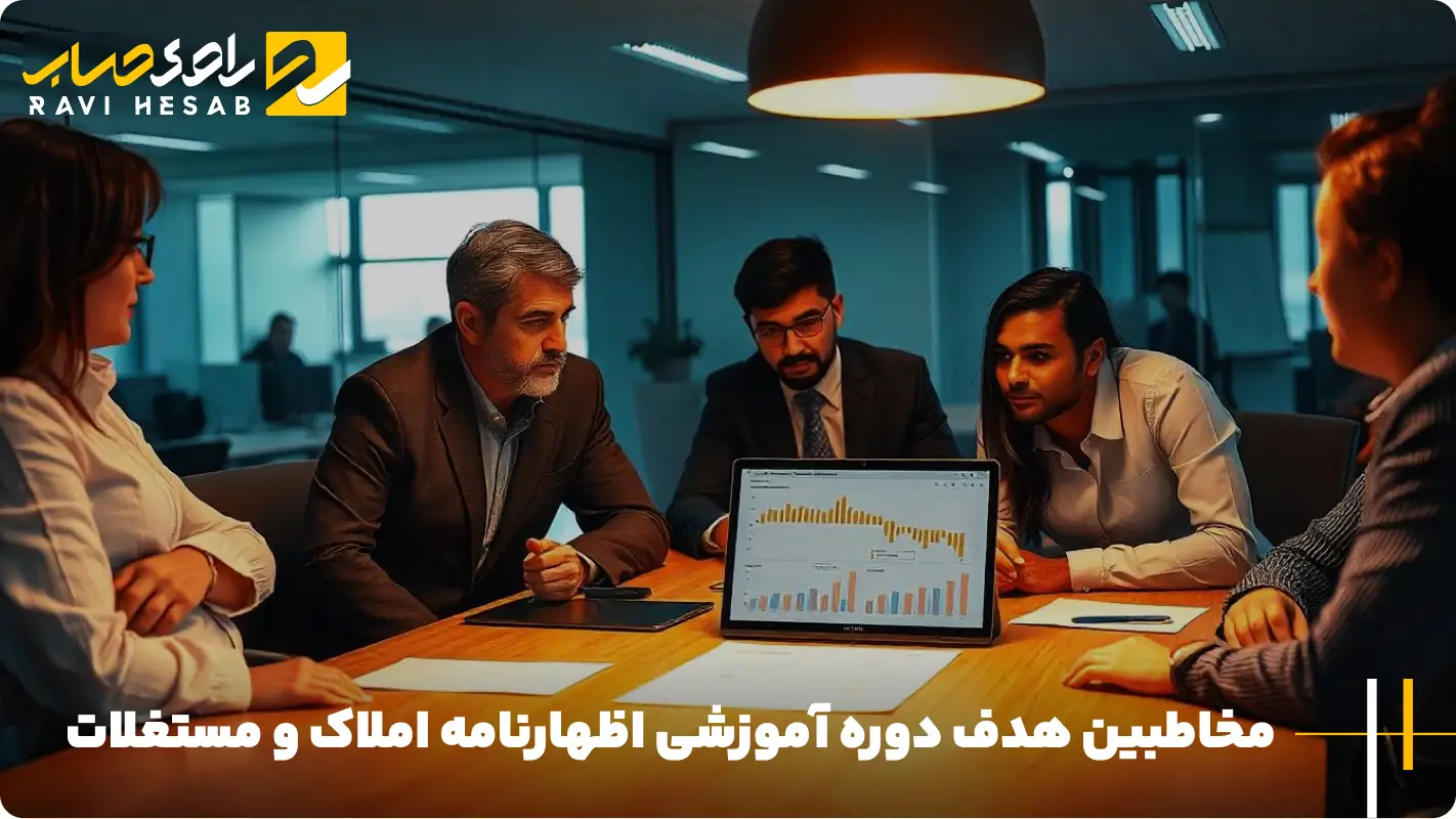 مخاطبین هدف دوره آموزشی اظهارنامه املاک و مستغلات